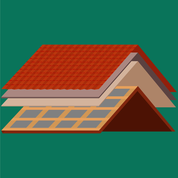 屋顶建筑工人修理房屋建造图片下载