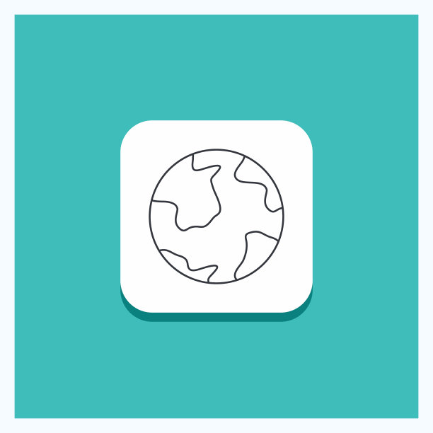 圆形按钮地球地球世界地理图片下载