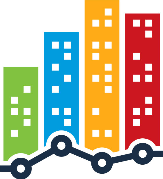 城镇统计标志图标设计图片下载