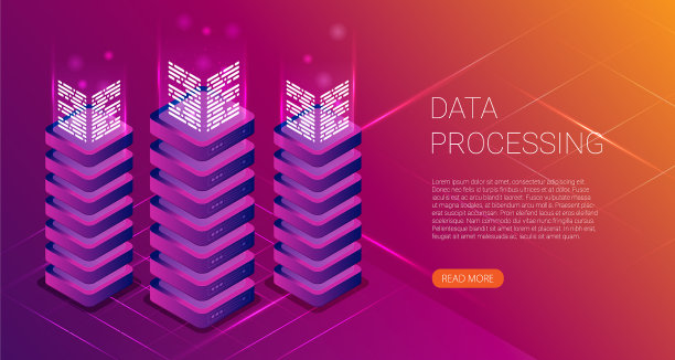 概念大数据处理能源站图片下载