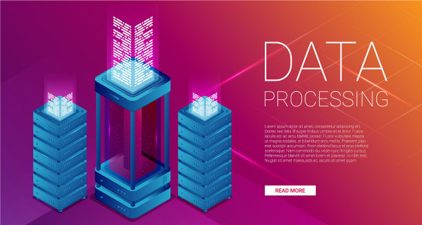 概念大数据处理能源站图片下载