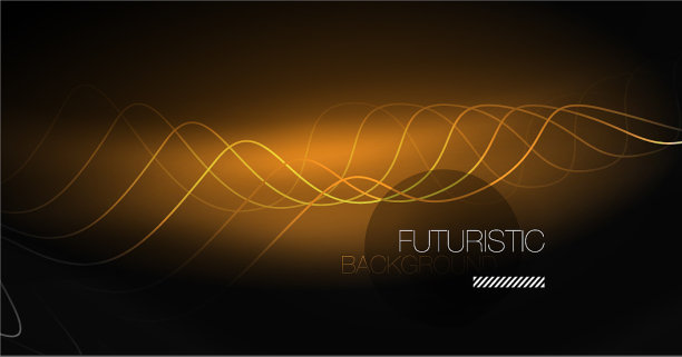 霓虹线波背景抽象构成图片下载