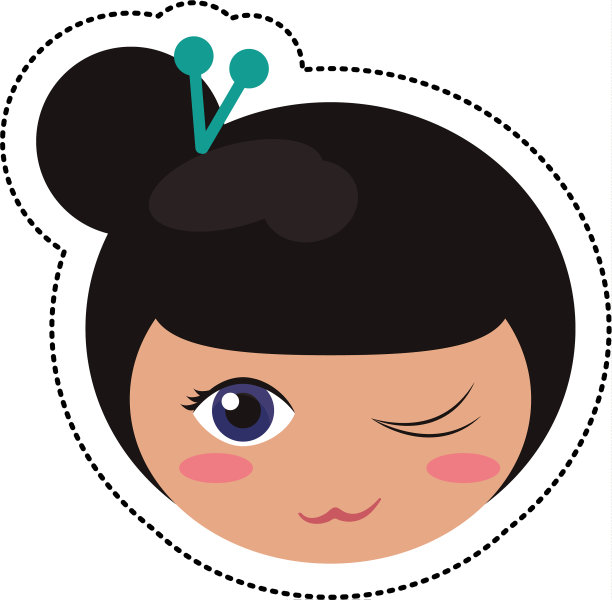 Kokeshi头传统文化图片下载