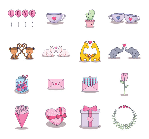 爱的卡片图标图片下载