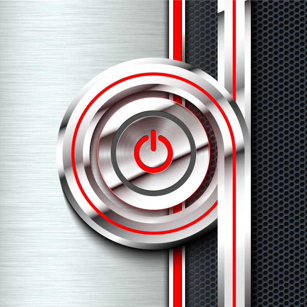 开机和关机按钮上单色固体图片下载