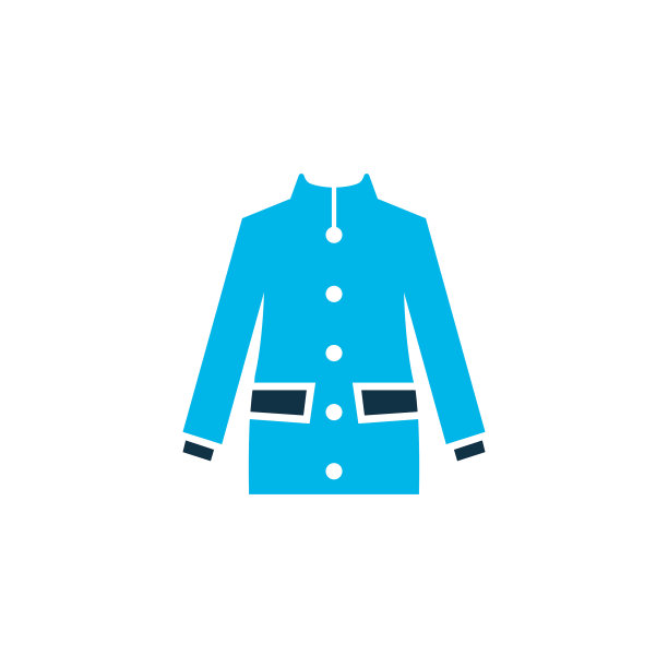 外套图标，彩色标志，优质隔离图片下载