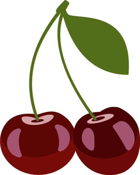 樱桃平坦简单图片下载