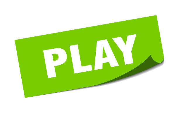 玩贴纸玩方块孤立标志玩图片下载