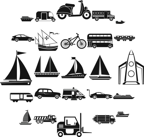 跨越图标设置简单的风格图片下载