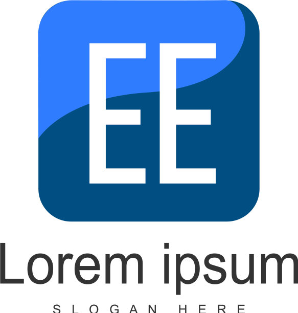 EE现代框架logo模板图片下载