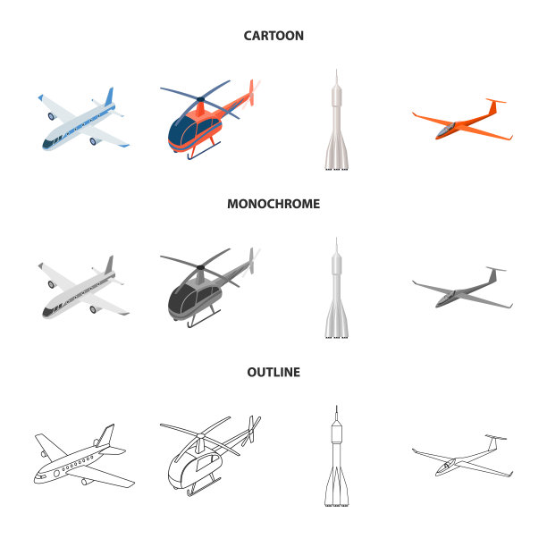 孤立的对象传输和对象符号集图片下载