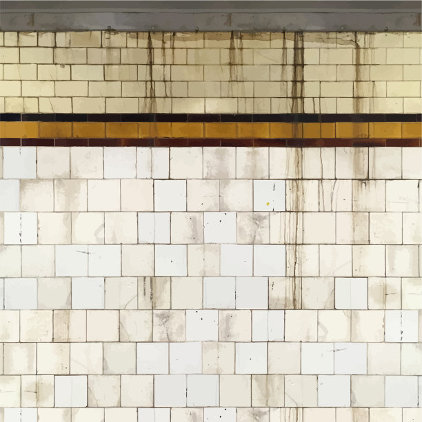 垃圾瓷砖地铁墙背景图片下载