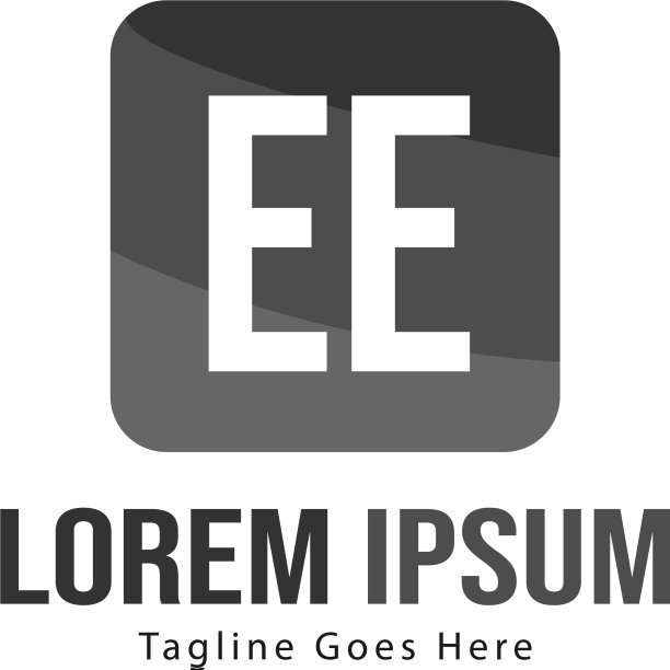 EE现代框架logo模板图片下载