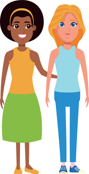 女性头像卡通人物肖像图片下载