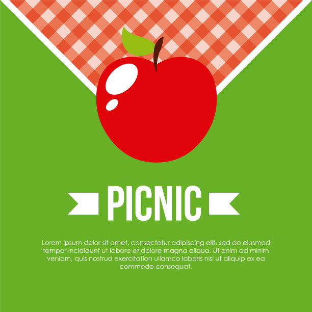 野餐概念设计图片下载