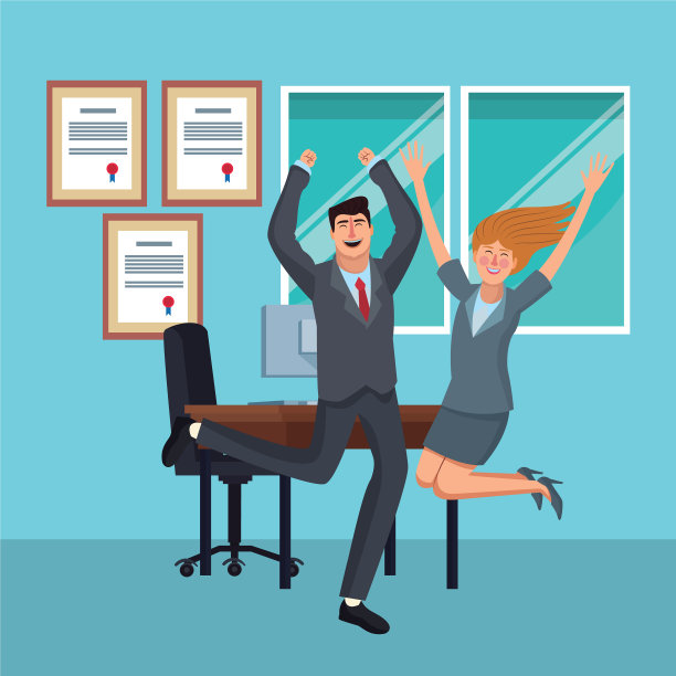 快乐的业务人员图片下载