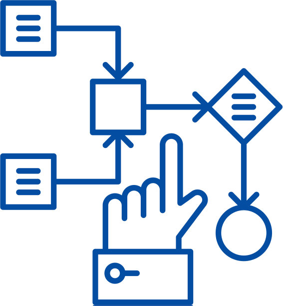 算法线图标算法平面概念图片下载