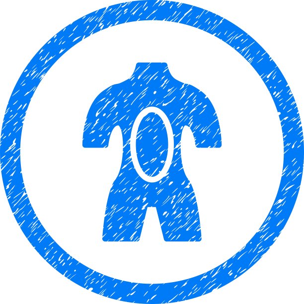 解剖学圆形图标橡胶图章图片下载