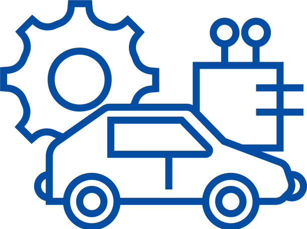 自动车线图标概念自动车图片下载