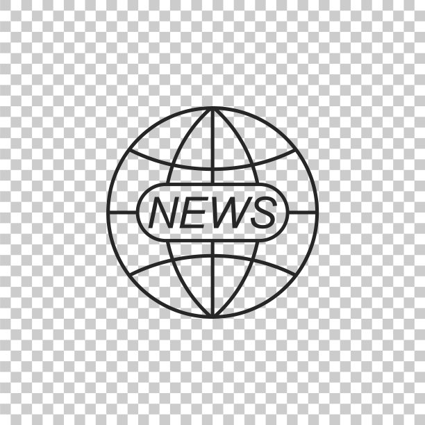 世界与全球新闻概念图标图片下载