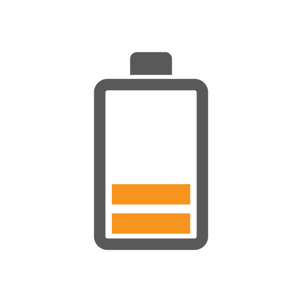 电池图标在白色背景图形和图片下载