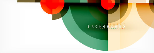 最小几何圆和三角形抽象图片下载