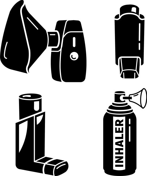 吸入器图标设置简单的风格图片下载