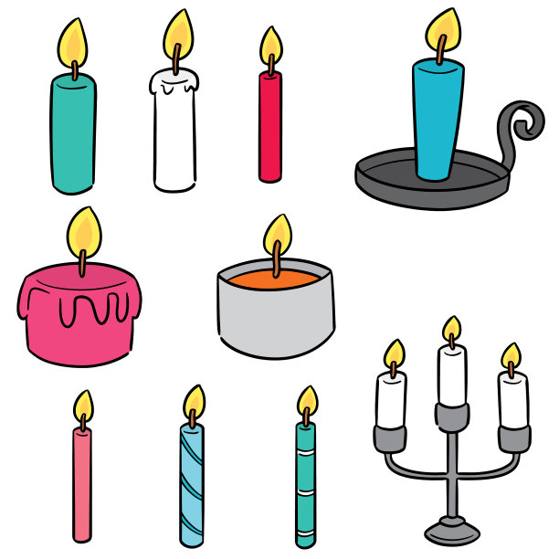 的蜡烛图片下载