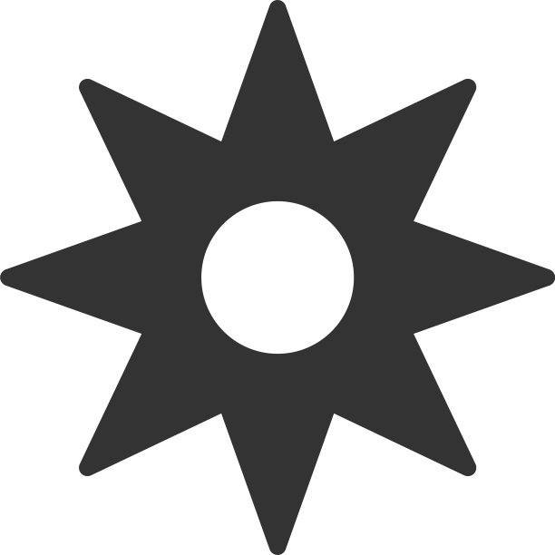 新星贴纸扁平图标图片下载