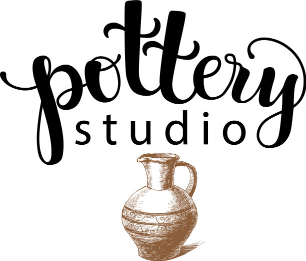 陶艺工作室的标志图片下载