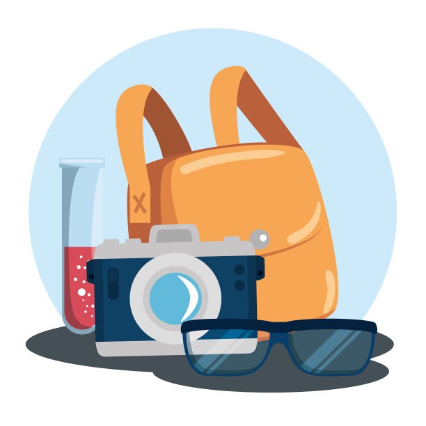 摄影师相机用口红和包用图片下载