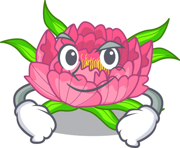 漫画中的牡丹花图片下载