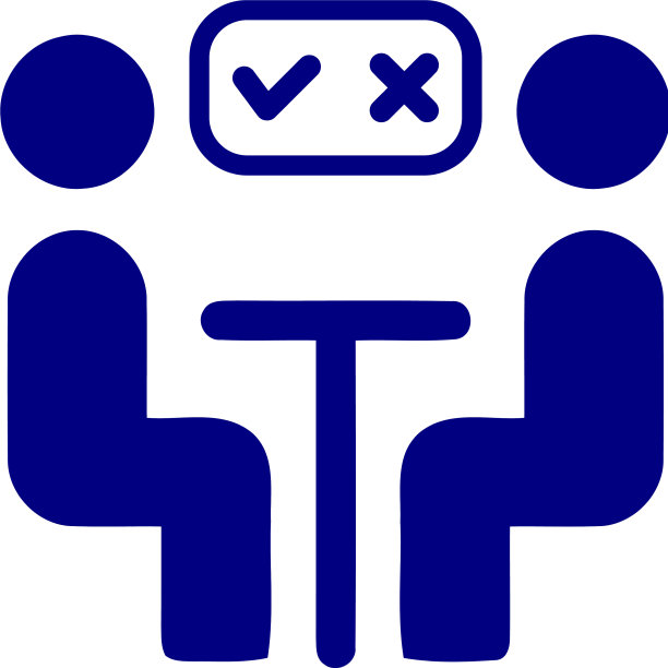 商业计划商业决策蓝色图标图片下载