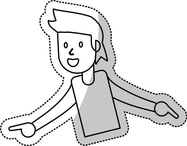 男孩跳舞庆祝有趣图片下载