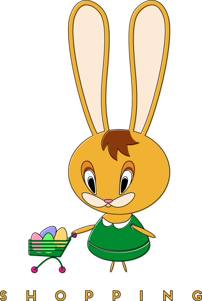 兔子和购物图片下载