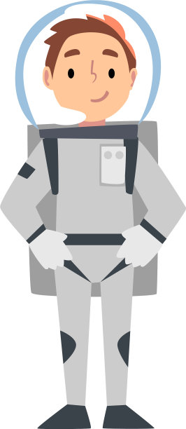 太空服里的宇航员角色，小孩图片下载