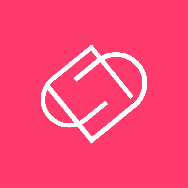 简单dd pp dp pd首字母线艺术公司标志图片下载