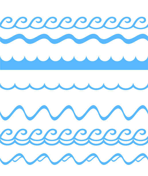 水波模式为您的设计库存图片下载