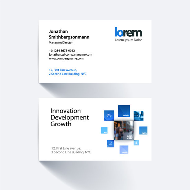 名片模板有许多黄色图片下载