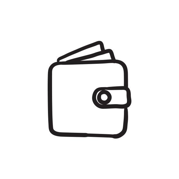 钱包素描图标图片下载
