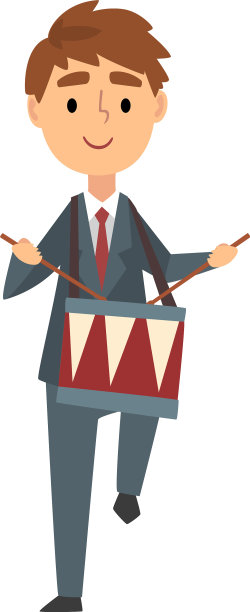 男孩打鼓，有天赋的年轻鼓手性格图片下载