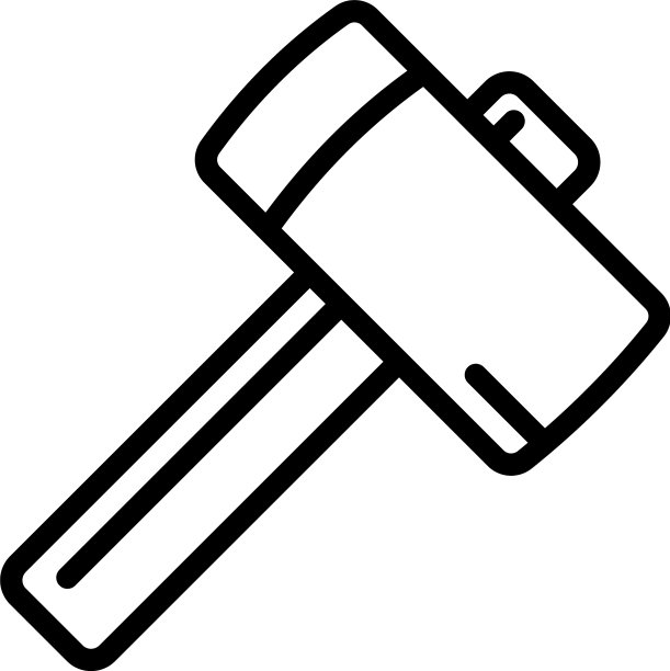 大锤图标轮廓样式图片下载