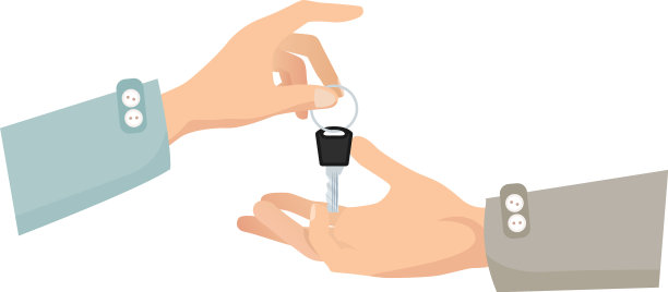 一只手给了另一只购买过程的钥匙图片下载