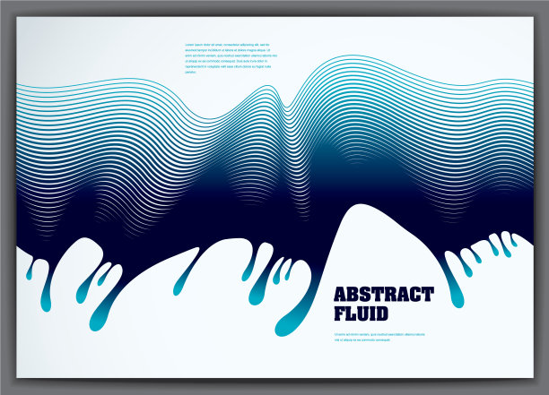 列波背景流体流动三维动态图片下载