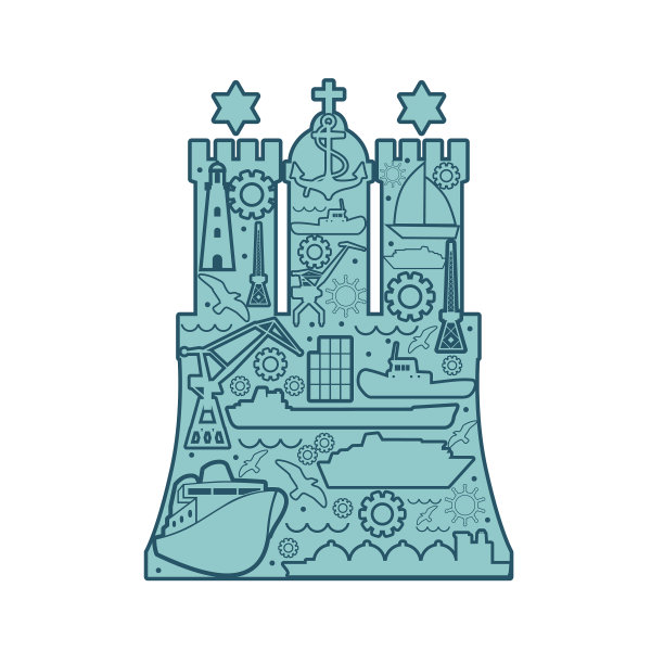 商港抽象图片下载