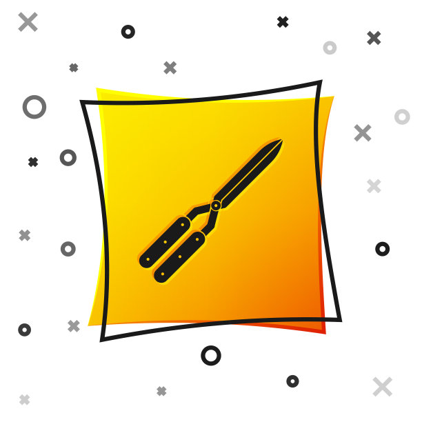 黑色园艺手工修剪剪刀图片下载