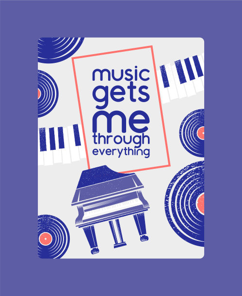 乐器徽章海报横幅图片下载