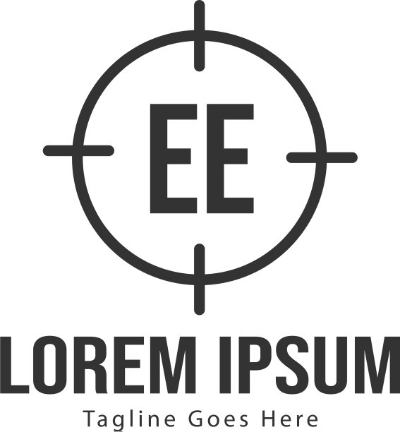 EE现代框架logo模板图片下载