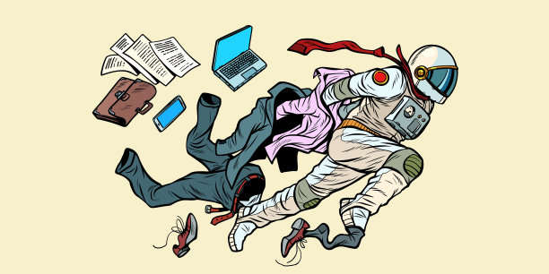 成为宇航员领袖的梦想破灭了图片下载