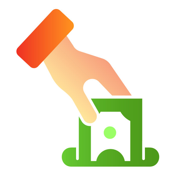 手放钱平图标存颜色图标图片下载